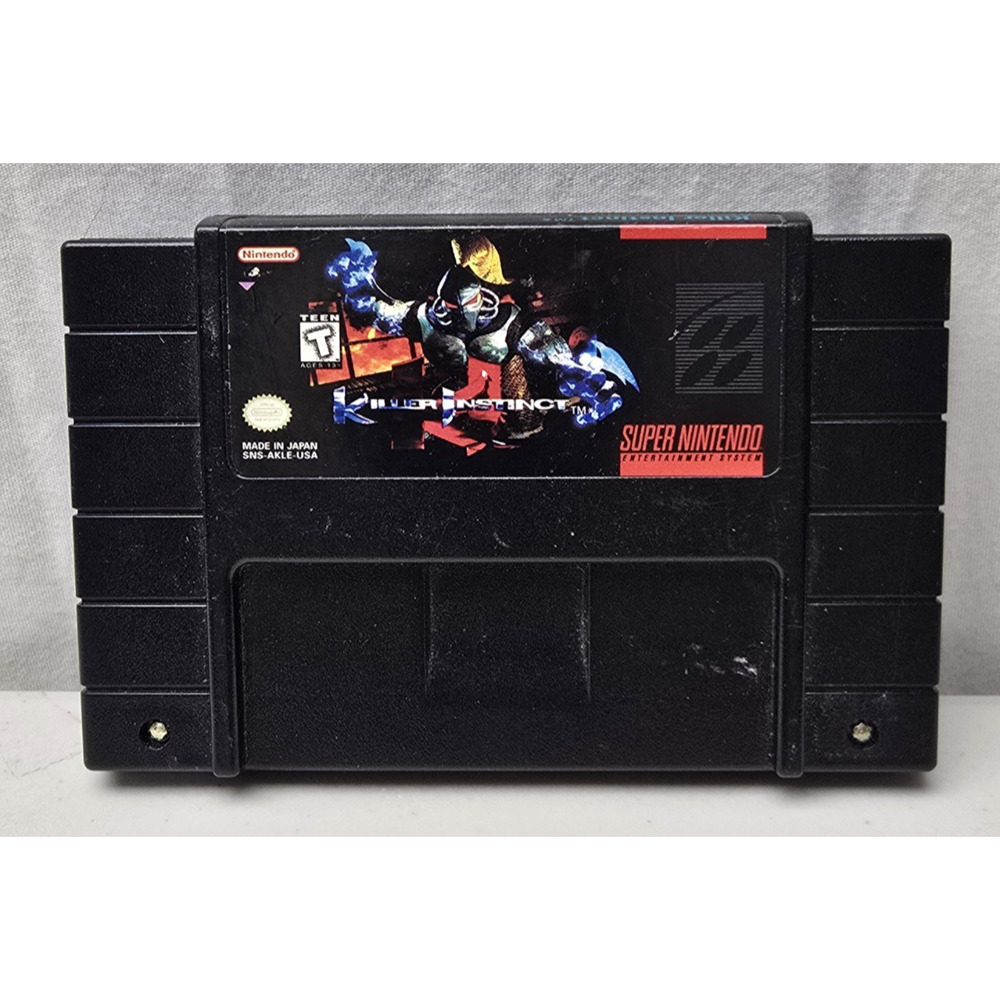 KILLER INSTINCT SNES SUPER NINTENDO CARTRIDGE ONLY